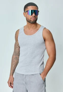 T-shirt uni sans manches
