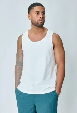 T-shirt uni sans manches