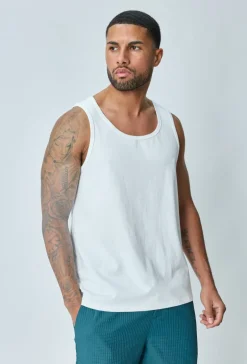 T-shirt uni sans manches