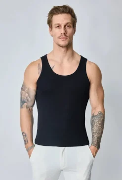 T-shirt uni sans manches