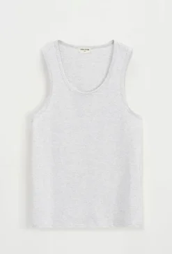 T-shirt uni sans manches