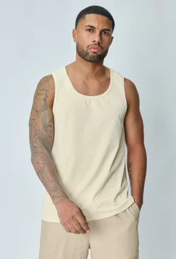 T-shirt uni sans manches