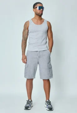 T-shirt uni sans manches