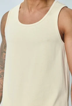 T-shirt uni sans manches