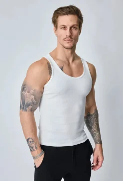 T-shirt uni sans manches