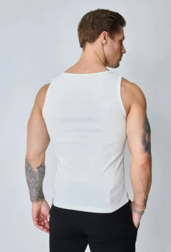 T-shirt uni sans manches
