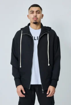 Veste à capuche sportwear toile