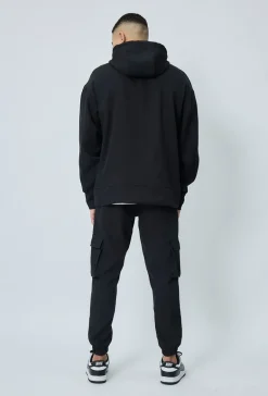 Veste à capuche sportwear toile