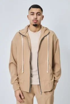 Veste à capuche sportwear toile