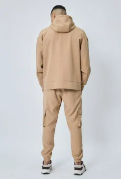 Veste à capuche sportwear toile