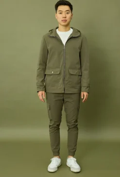 Veste à capuche zippée oversize