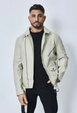 Veste avec ceinture