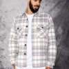 Veste avec motifs à carreaux