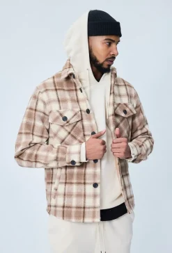 Veste avec motifs à carreaux