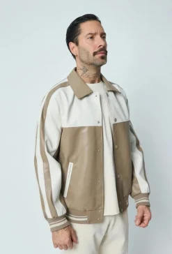 Veste bi-couleur courte