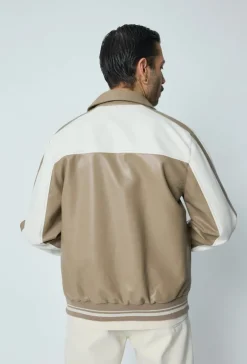 Veste bi-couleur courte
