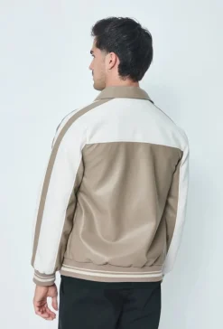 Veste bi-couleur courte