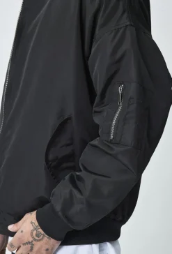 Veste bombers à col revers