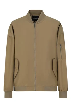 Veste bombers à col revers