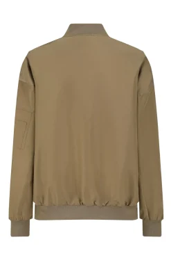 Veste bombers à col revers