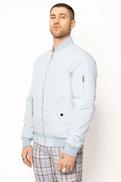 Veste bombers à col revers