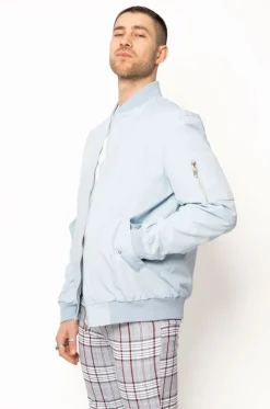 Veste bombers à col revers