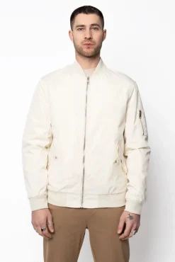 Veste bombers à col revers