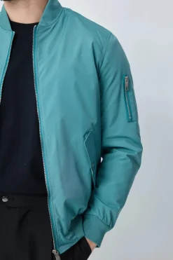 Veste bombers à col revers