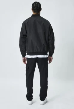 Veste bombers à col revers