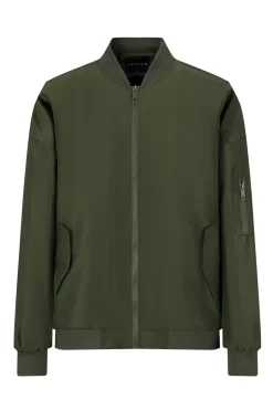 Veste bombers à col revers