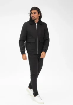 Veste bombers avec col moumoute