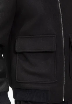 Veste bombers avec col moumoute