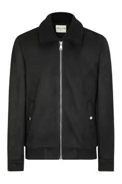 Veste bombers avec col moumoute
