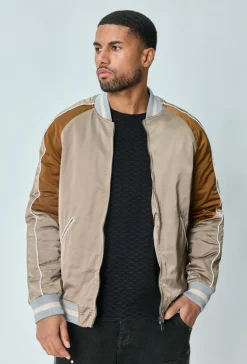 Veste bombers bicolore