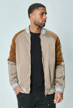 Veste bombers bicolore