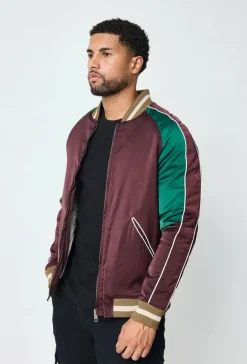 Veste bombers bicolore
