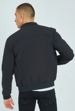 Veste bombers empiècement à zip métalique