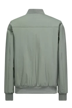 Veste bombers empiècement à zip métalique