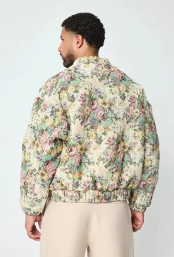 Veste bombers fleurie