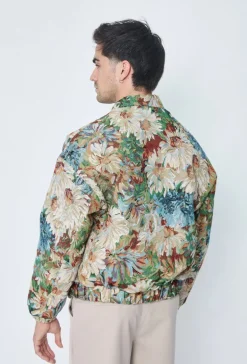 Veste bombers fleurie
