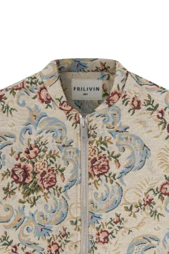 Veste bombers fleurie
