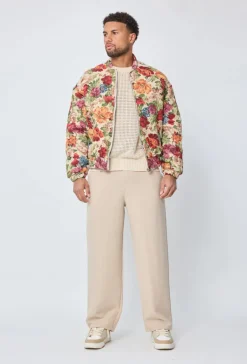 Veste bombers fleurie