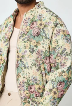 Veste bombers fleurie