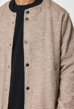 Veste chiné à boutons