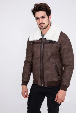 Veste col mouton
