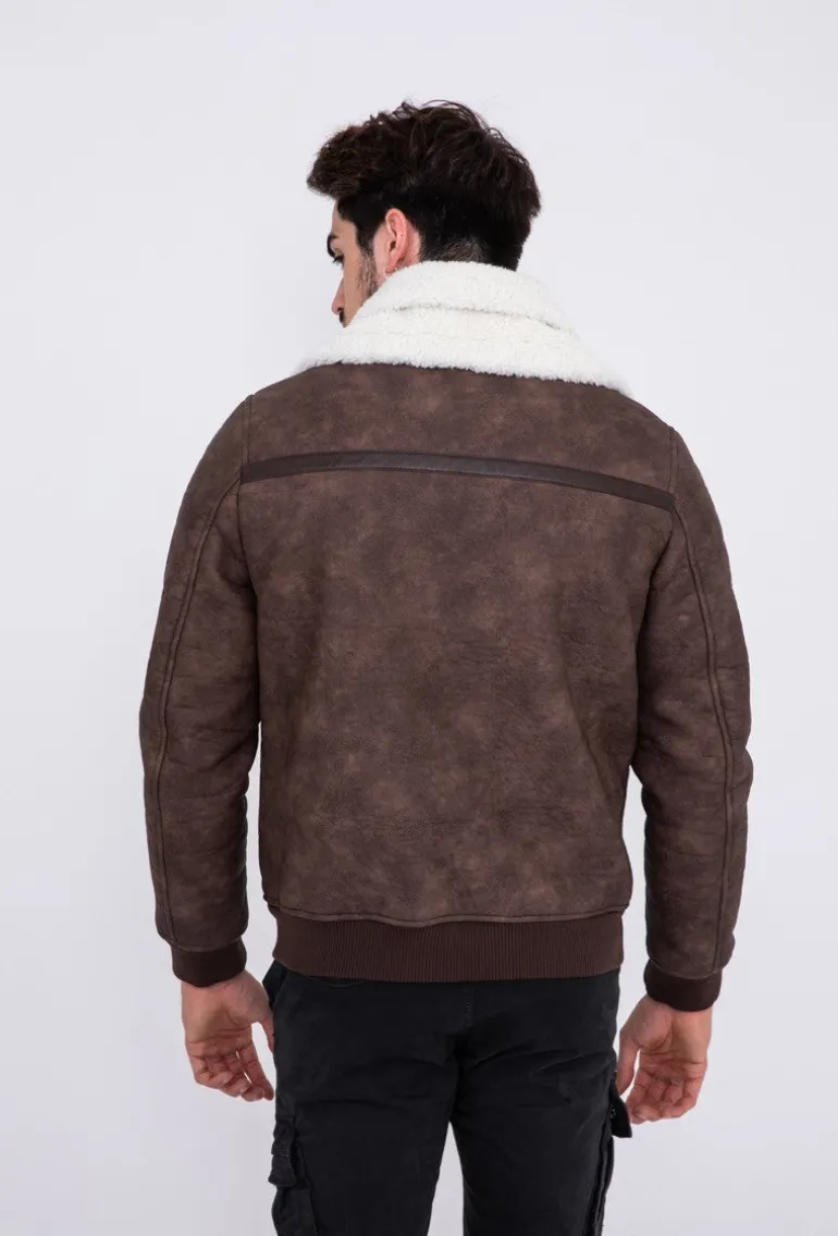 Veste col mouton