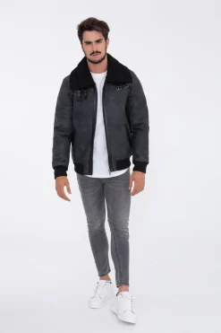 Veste col mouton