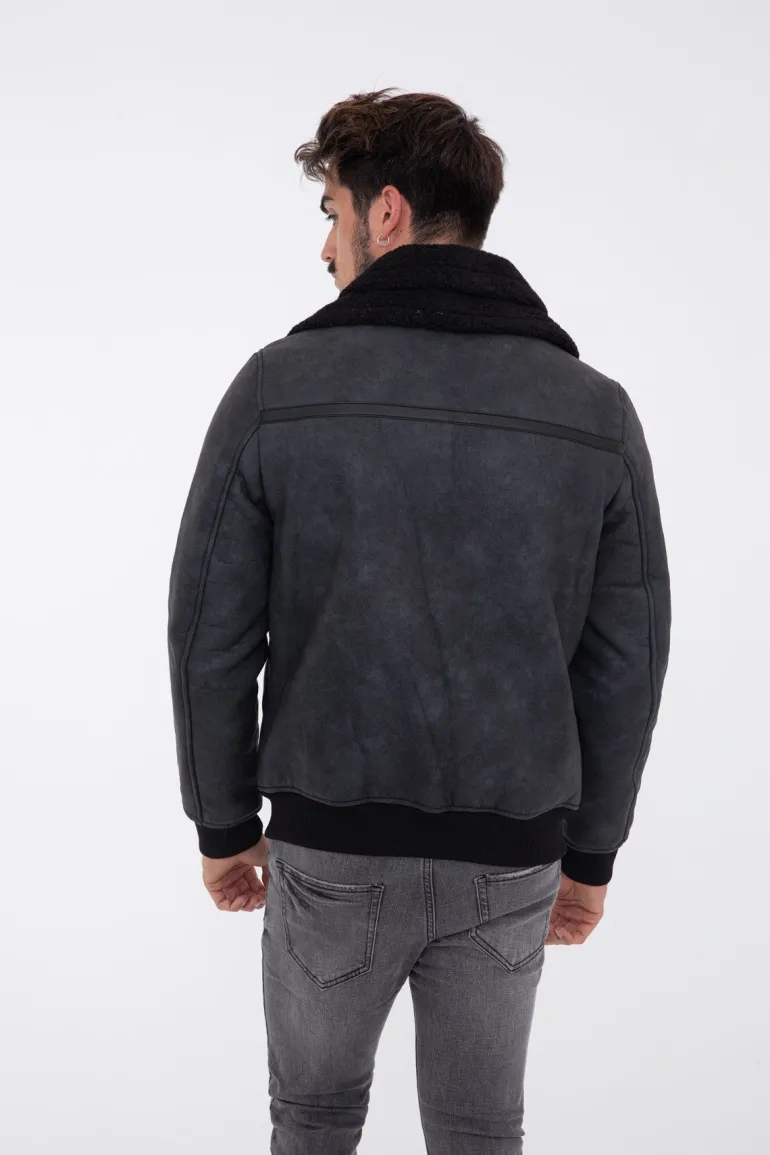 Veste col mouton
