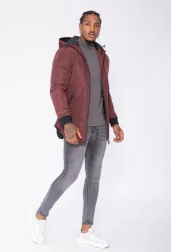 Veste coupe vent longue coupe oversize