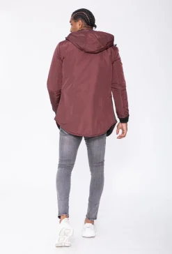 Veste coupe vent longue coupe oversize
